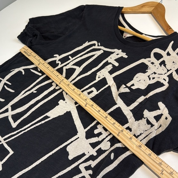 Rag & Bone Rock and Bone T-Shirt Men's Black Size XL - Picture 4 of 7